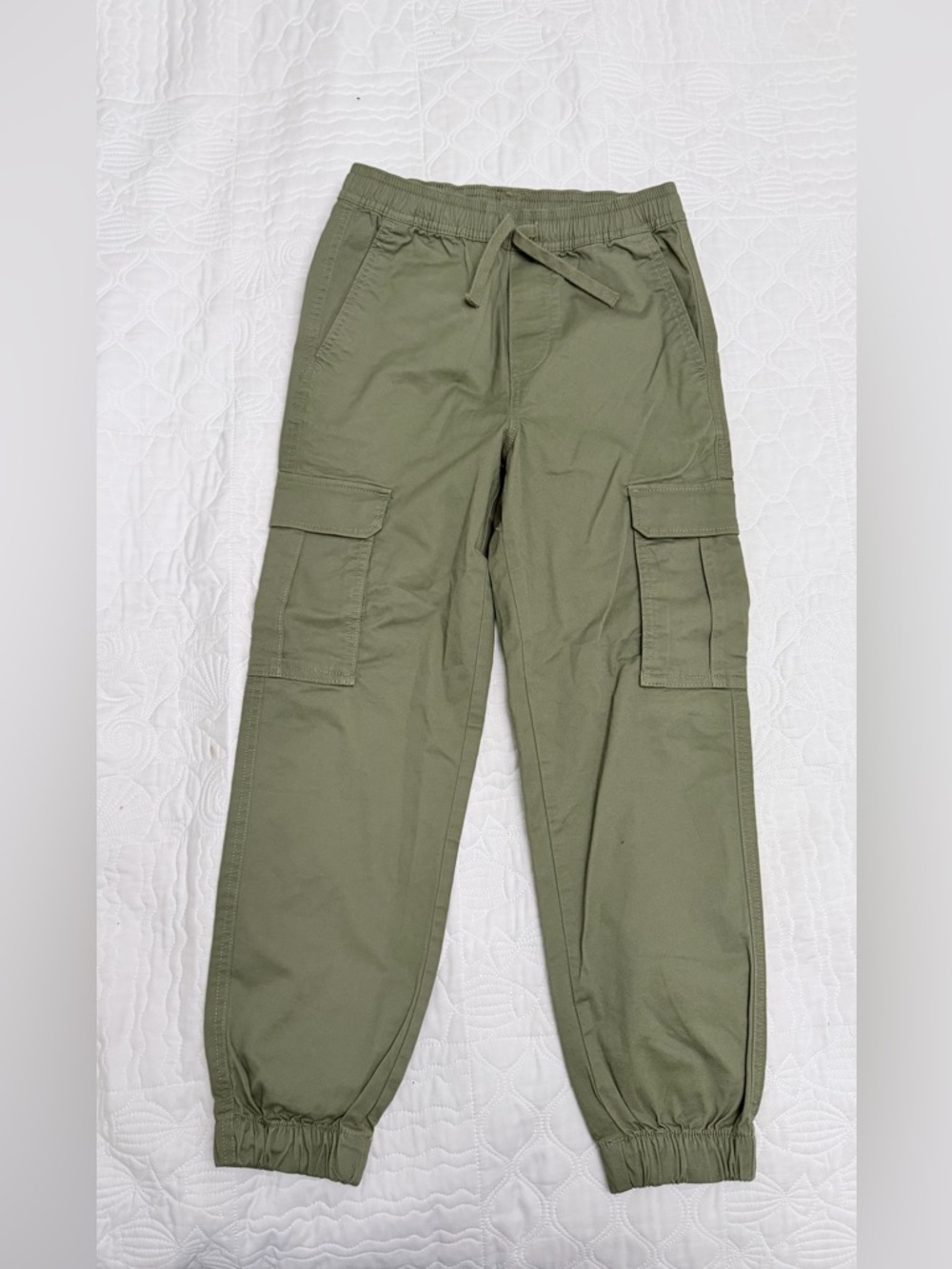 H&M Olive Green Cargo Joggers for Kids